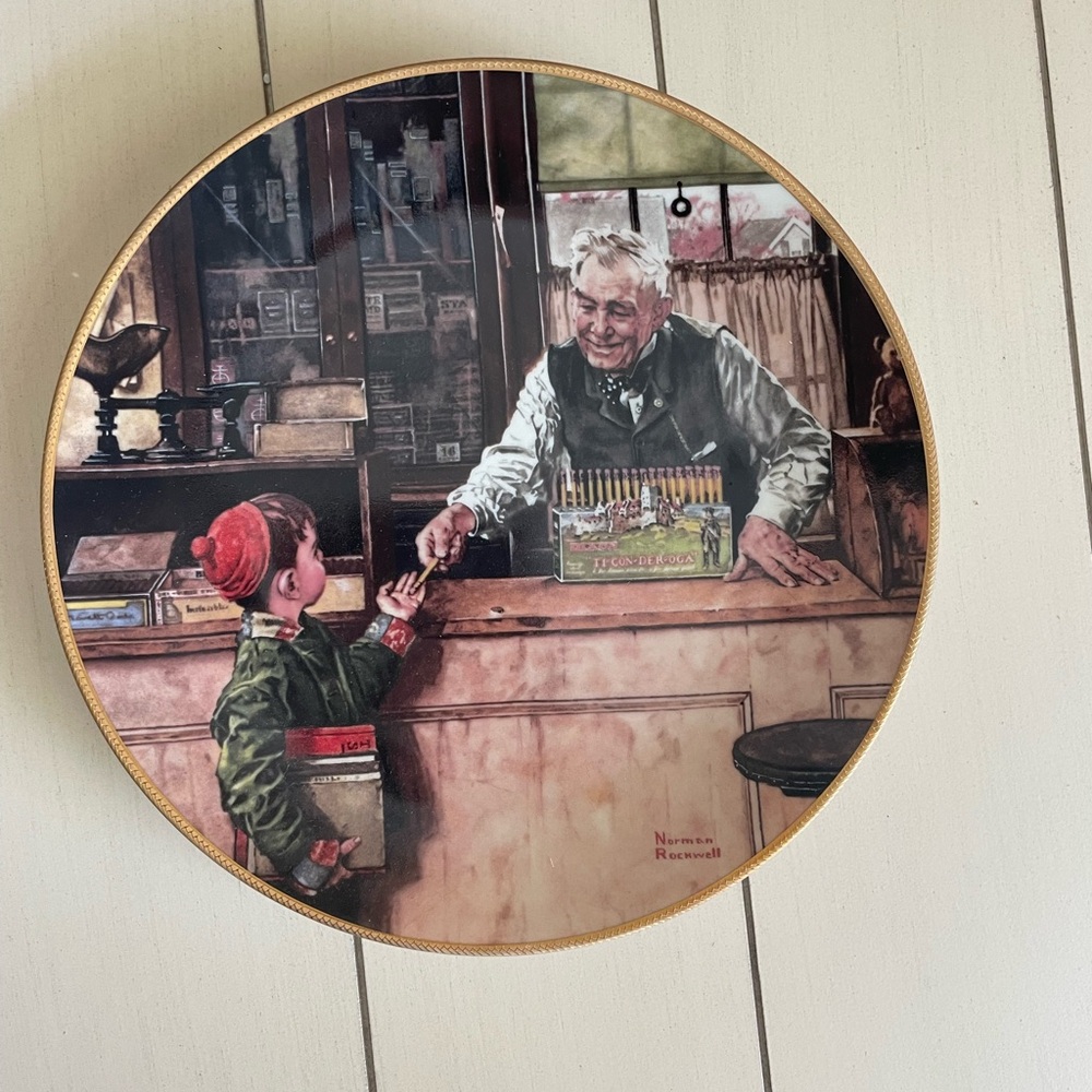 Norman Rockwell Collectible Plate